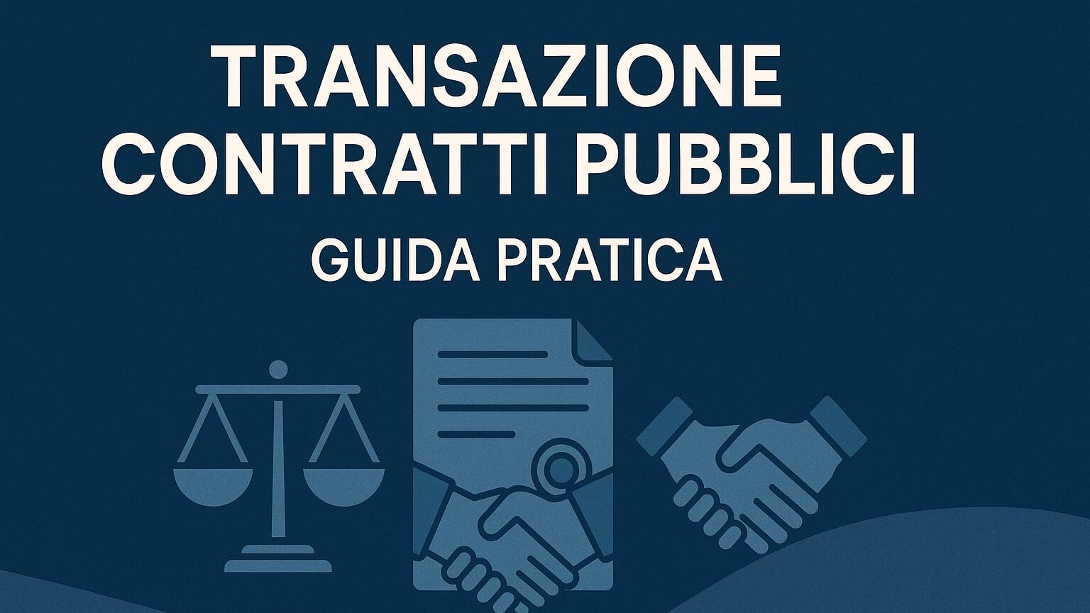 Mani che firmano un accordo: Transazione Contratti Pubblici Guida all'Art. 212.