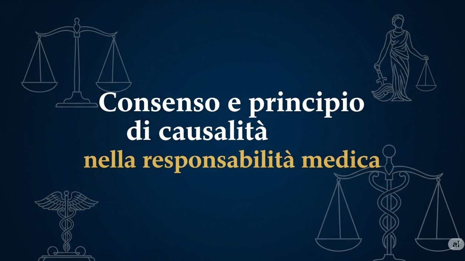 Consenso e principio di causalità nella responsabilità medica