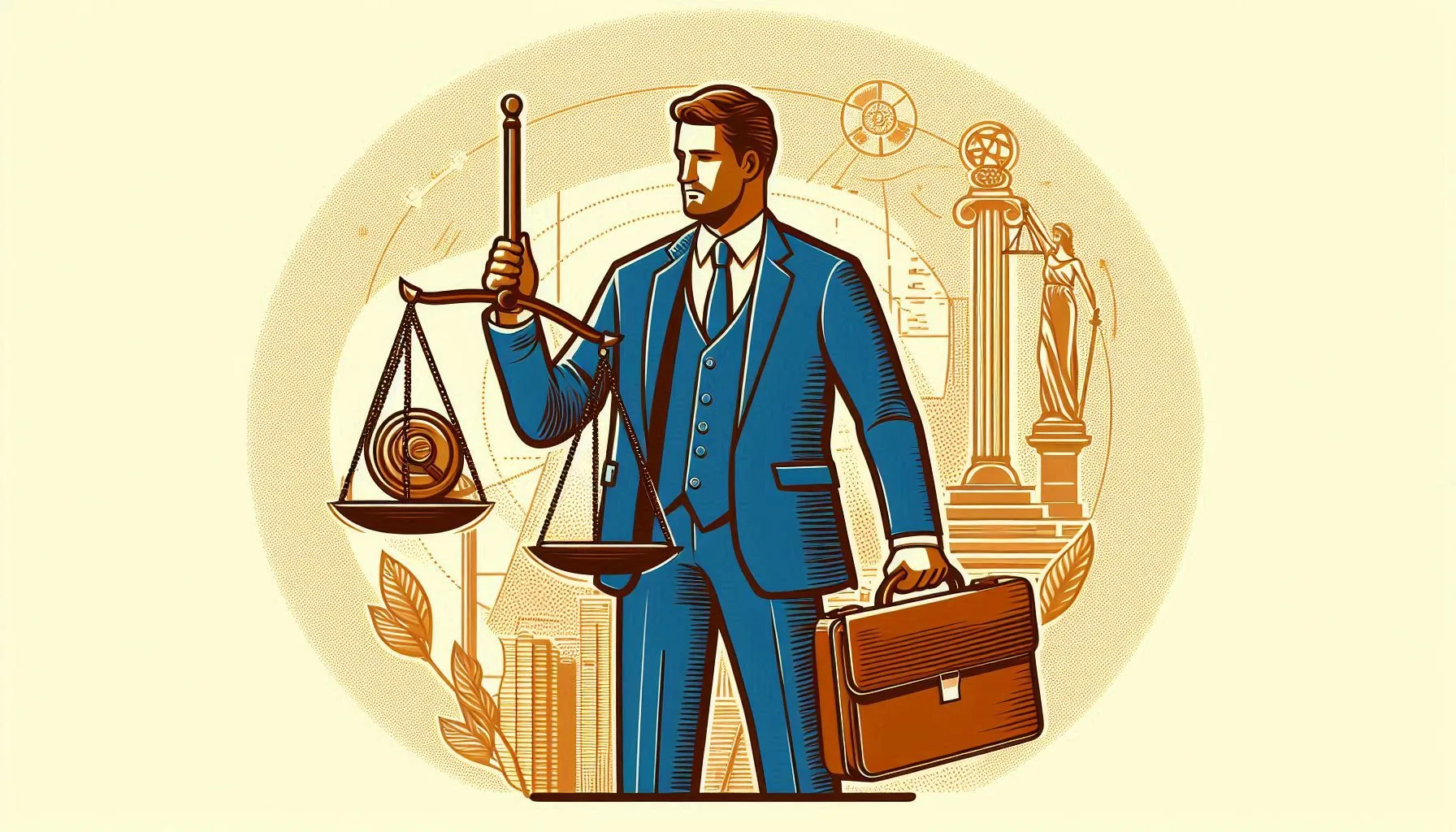 Bilancia della giustizia che simboleggia l'onere della prova in un caso di inquadramento superiore.