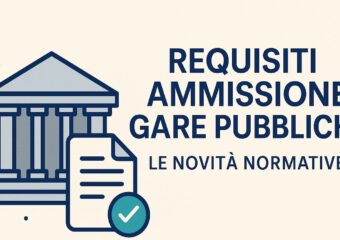 Requisiti ammissione gare pubbliche: schema per operatori
