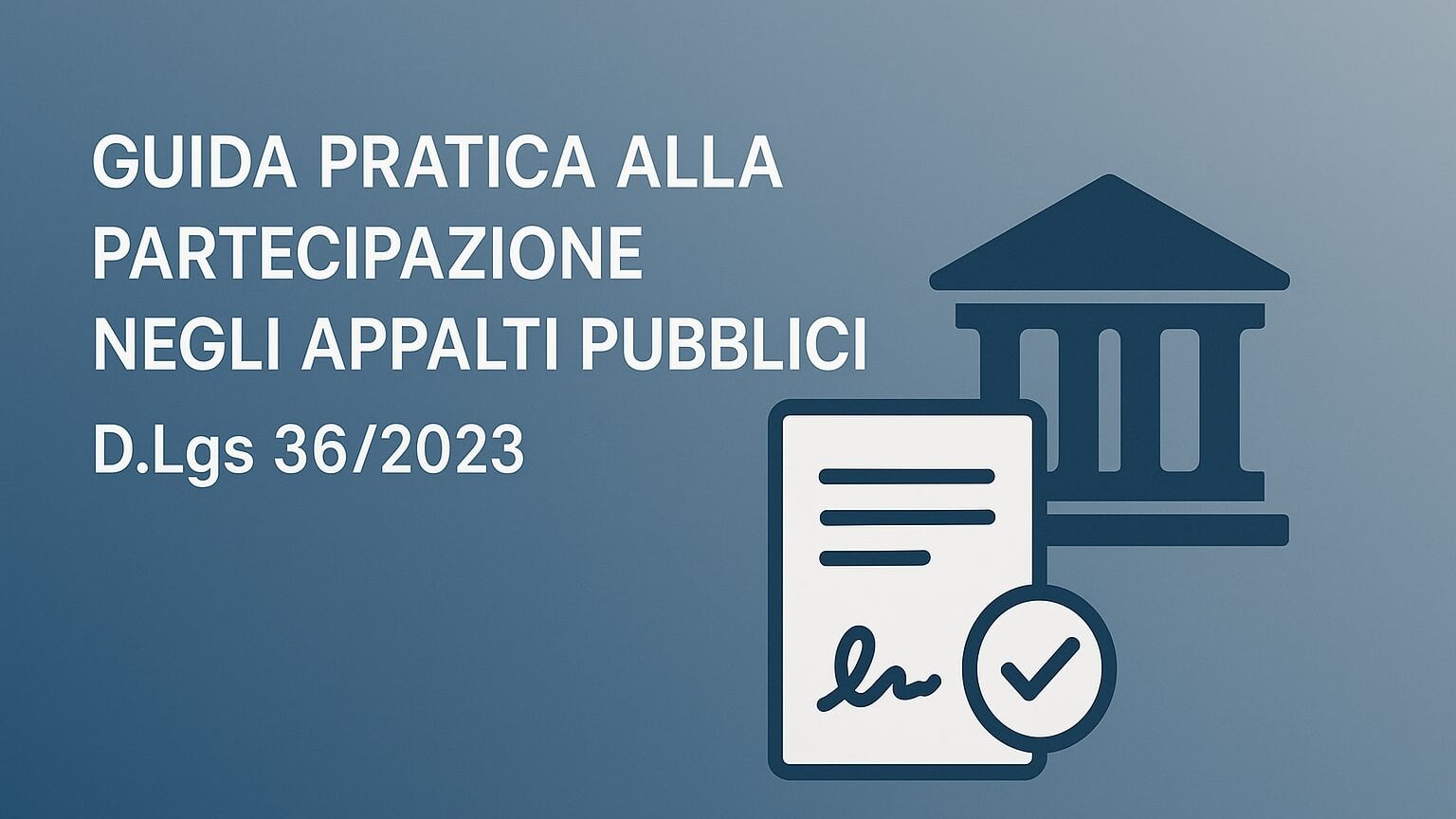 Operatore economico consulta la guida sulla domanda partecipazione appalti pubblici secondo il D.Lgs. 36/2023.