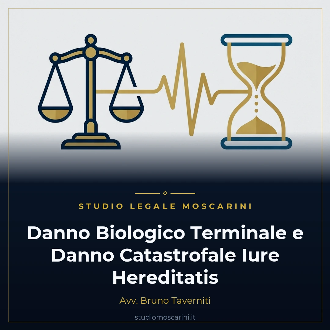 Danno biologico terminale e danno catastrofale iure hereditatis risarcimento eredi
