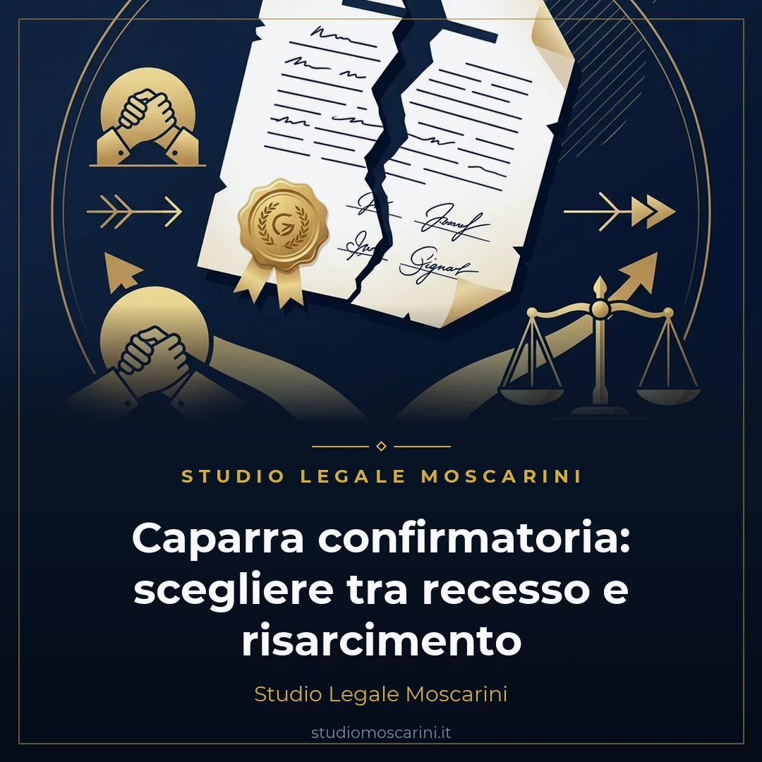 Caparra confirmatoria e inadempimento contrattuale: confronto tra recesso con ritenzione e risoluzione con risarcimento del danno.