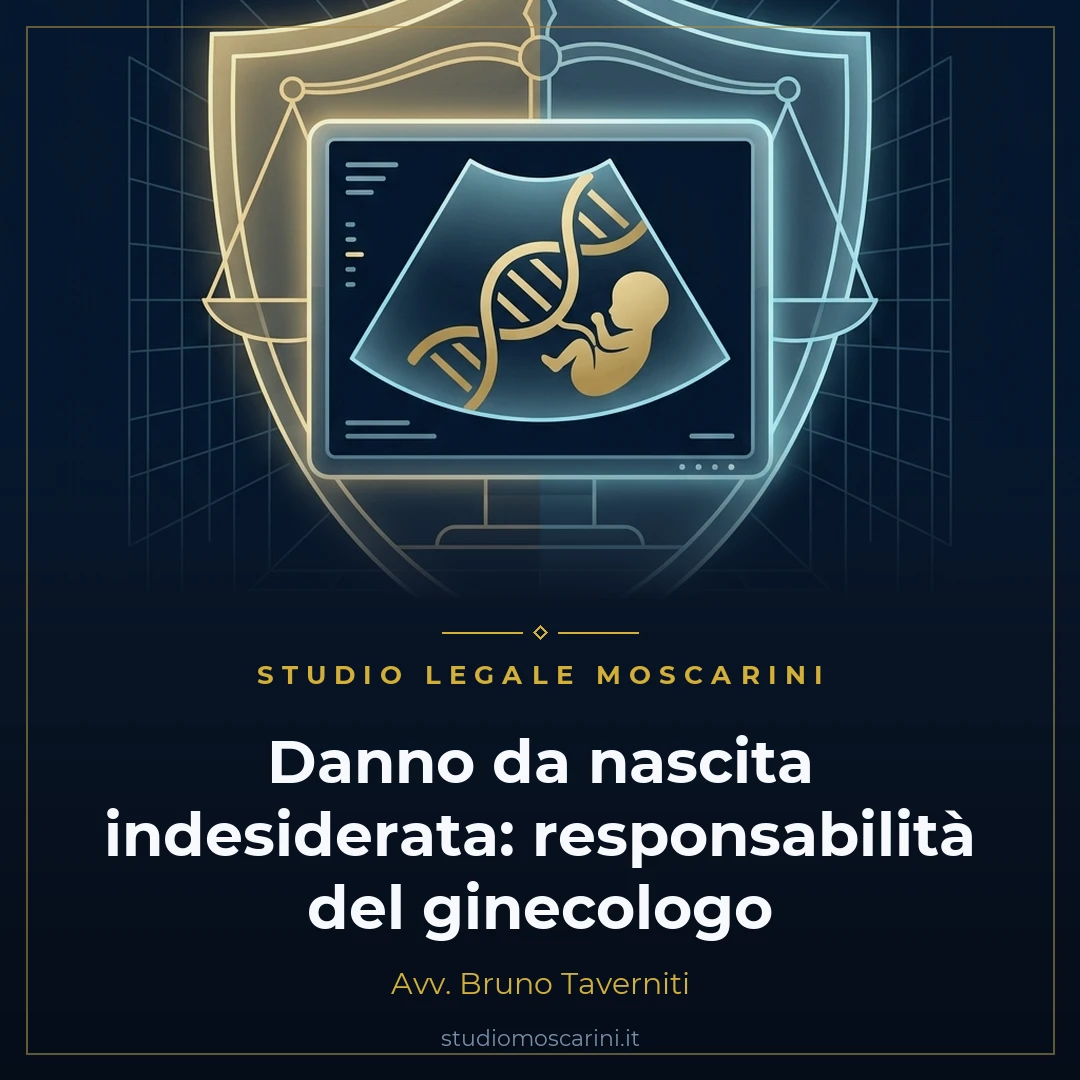 Danno da nascita indesiderata e responsabilità del ginecologo Studio Legale Moscarini