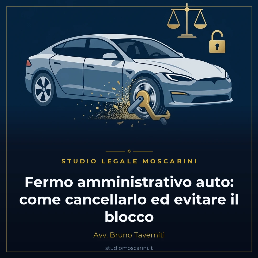 Fermo amministrativo auto come cancellarlo ed evitare il blocco del veicolo