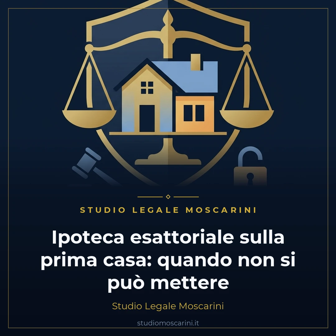 Ipoteca esattoriale sulla prima casa e limiti di legge dell'Agenzia delle Entrate Riscossione