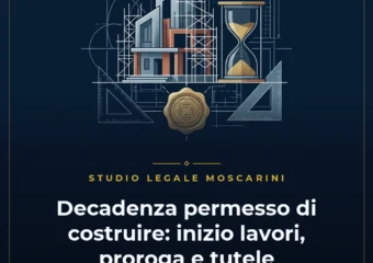 Decadenza permesso di costruire inizio lavori e proroga spiegata dall'Avvocato Giovanni Ercole Moscarini