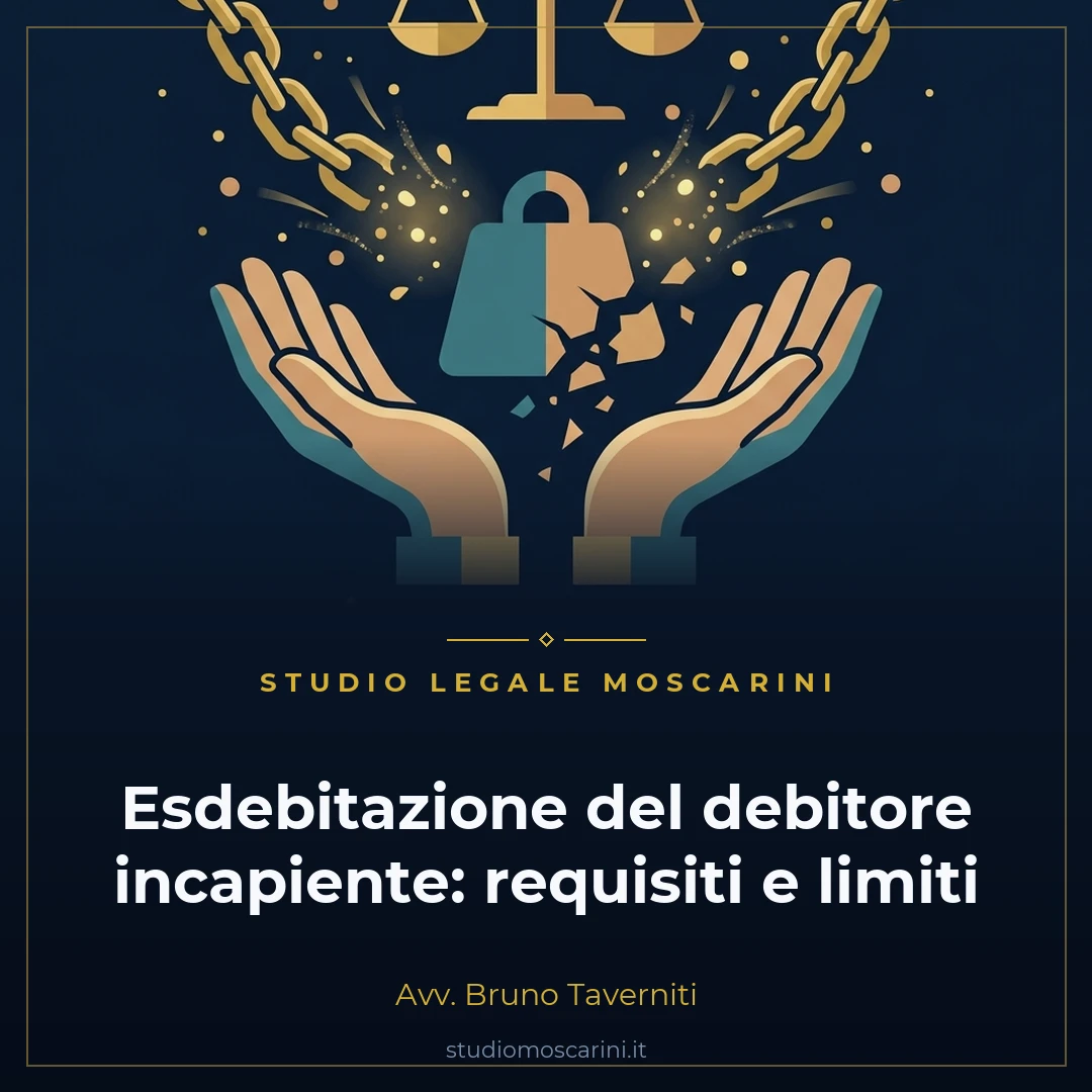 Esdebitazione del debitore incapiente ex art. 283 CCII e liberazione dai debiti