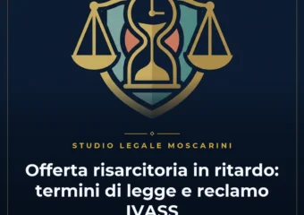 Illustrazione concettuale sui termini di offerta risarcitoria dell'assicurazione e il ruolo di vigilanza dell'IVASS