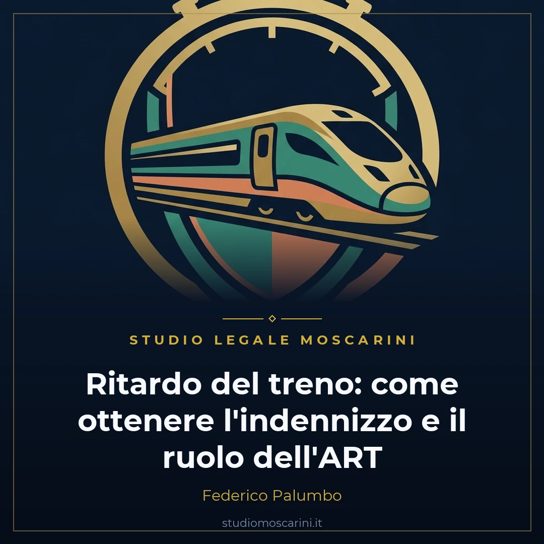 Illustrazione concettuale sui diritti dei passeggeri ferroviari e la regolazione dei trasporti dell'ART