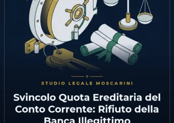 Svincolo della quota ereditaria sul conto corrente bancario del defunto e tutela del singolo coerede