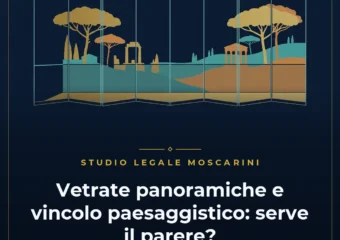 Schema concettuale su vetrate panoramiche amovibili VePA e vincolo paesaggistico